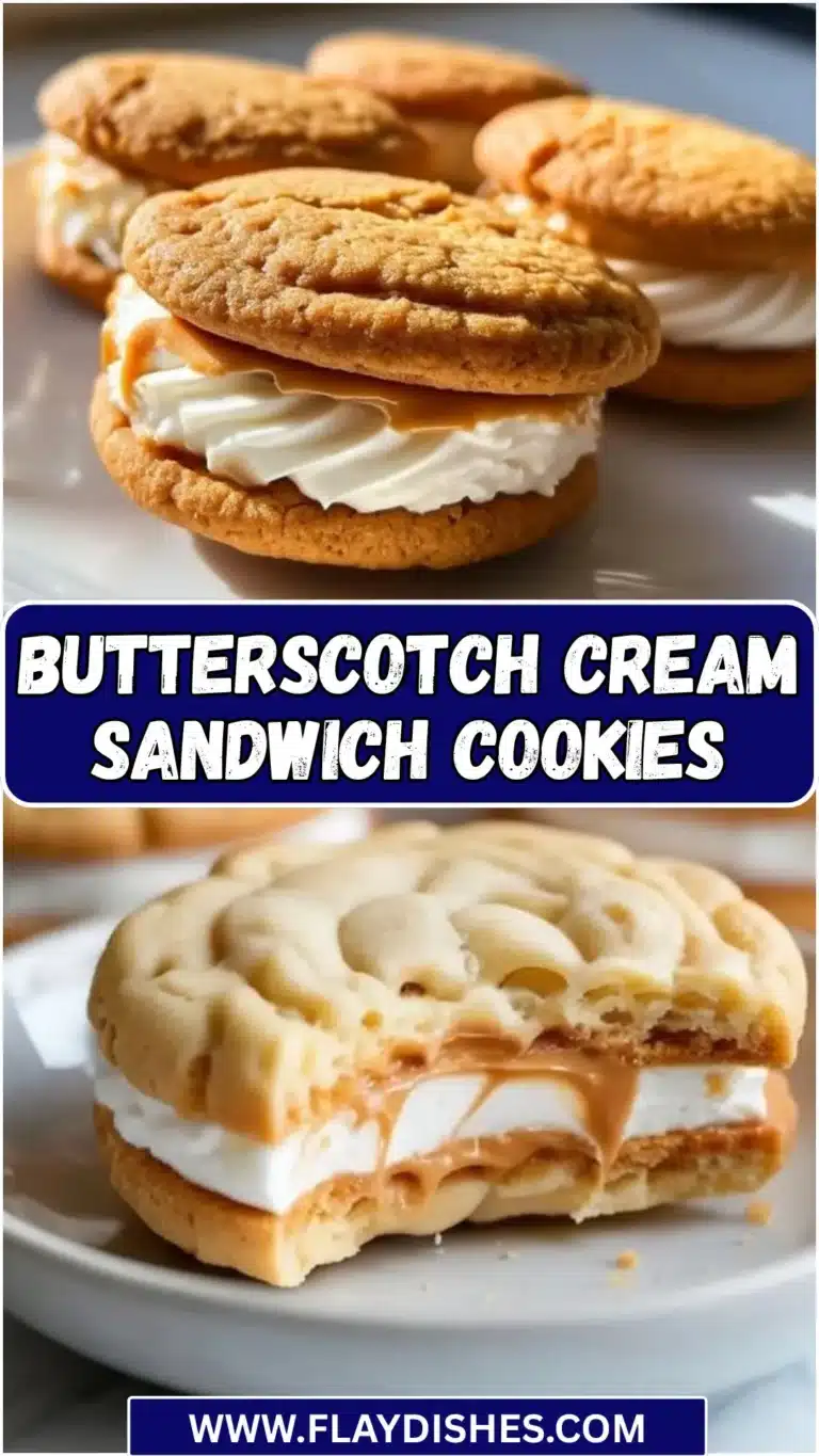 Butterscotch Cream Sandwich Cookies 5 Delicious butterscotch cream sandwich cookies with creamy filling