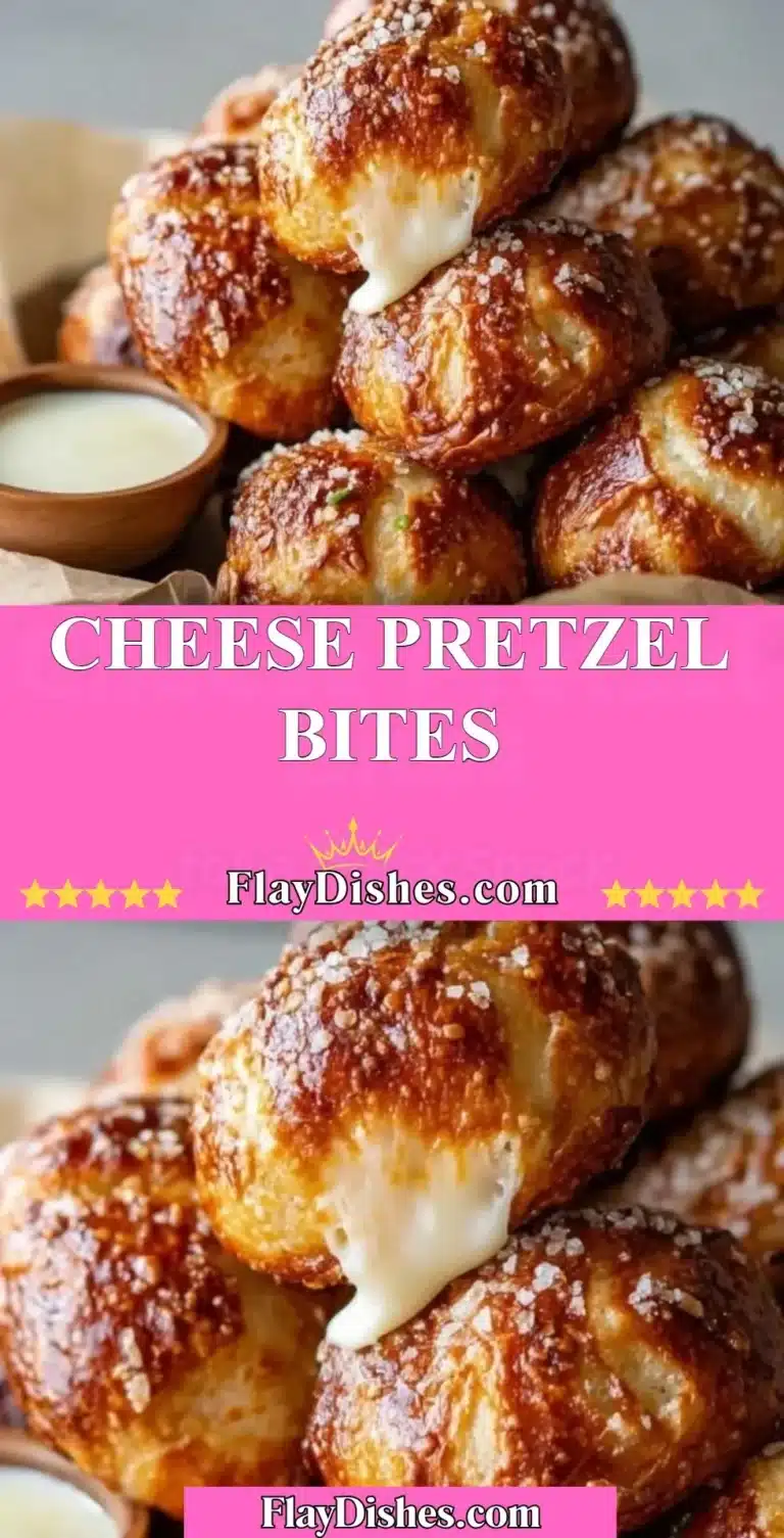 Cheese Pretzel Bites 4 Cheese Pretzel Bites served on a platter with dips.