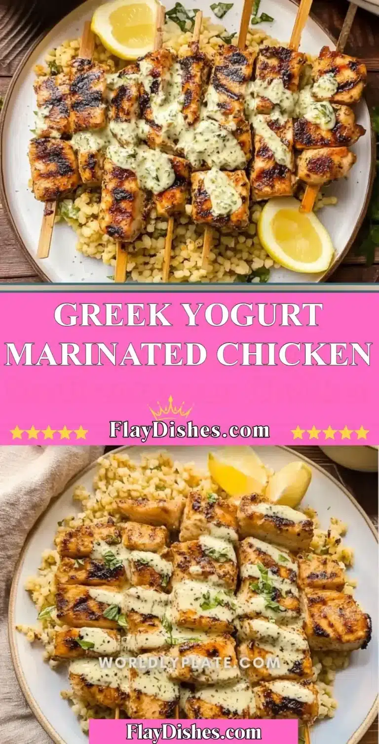 Greek Yogurt Marinated Chicken 8 Greek yogurt marinated chicken ready to be grilled or baked