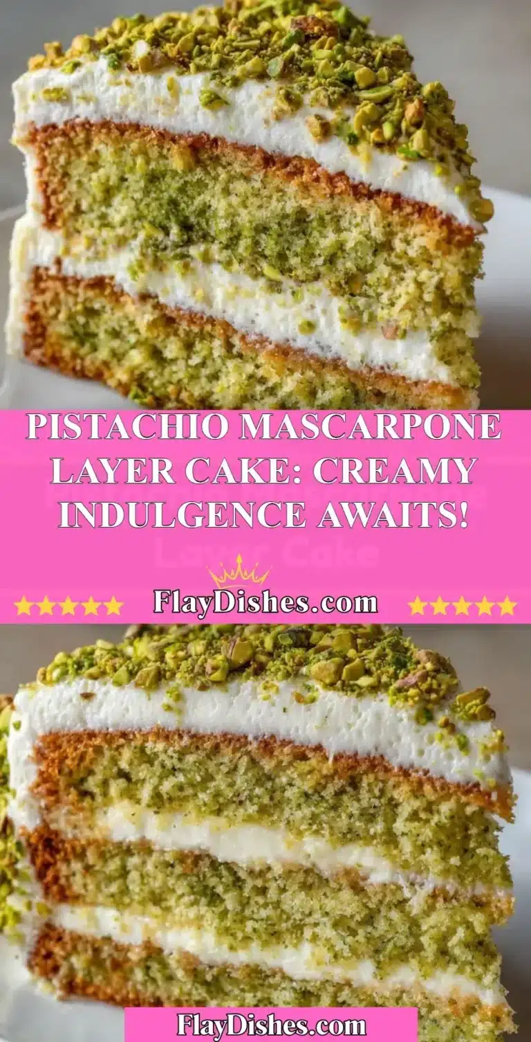 Pistachio Mascarpone Layer Cake: Creamy Indulgence Awaits! 5 Delicious pistachio mascarpone layer cake with creamy layers and pistachio topping