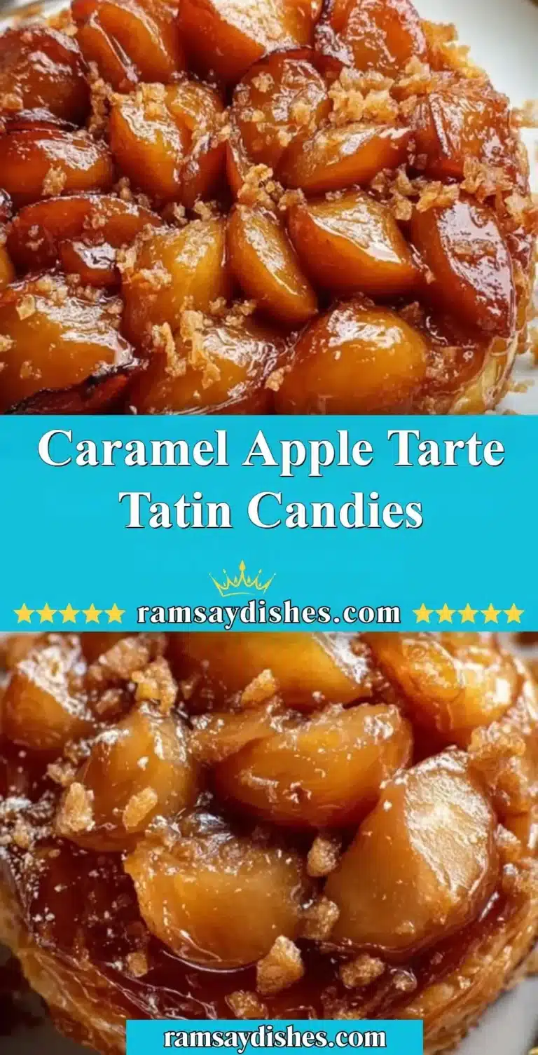 Caramel Apple Tarte Tatin Candies 8 Delicious Caramel Apple Tarte Tatin Candies ready to be enjoyed