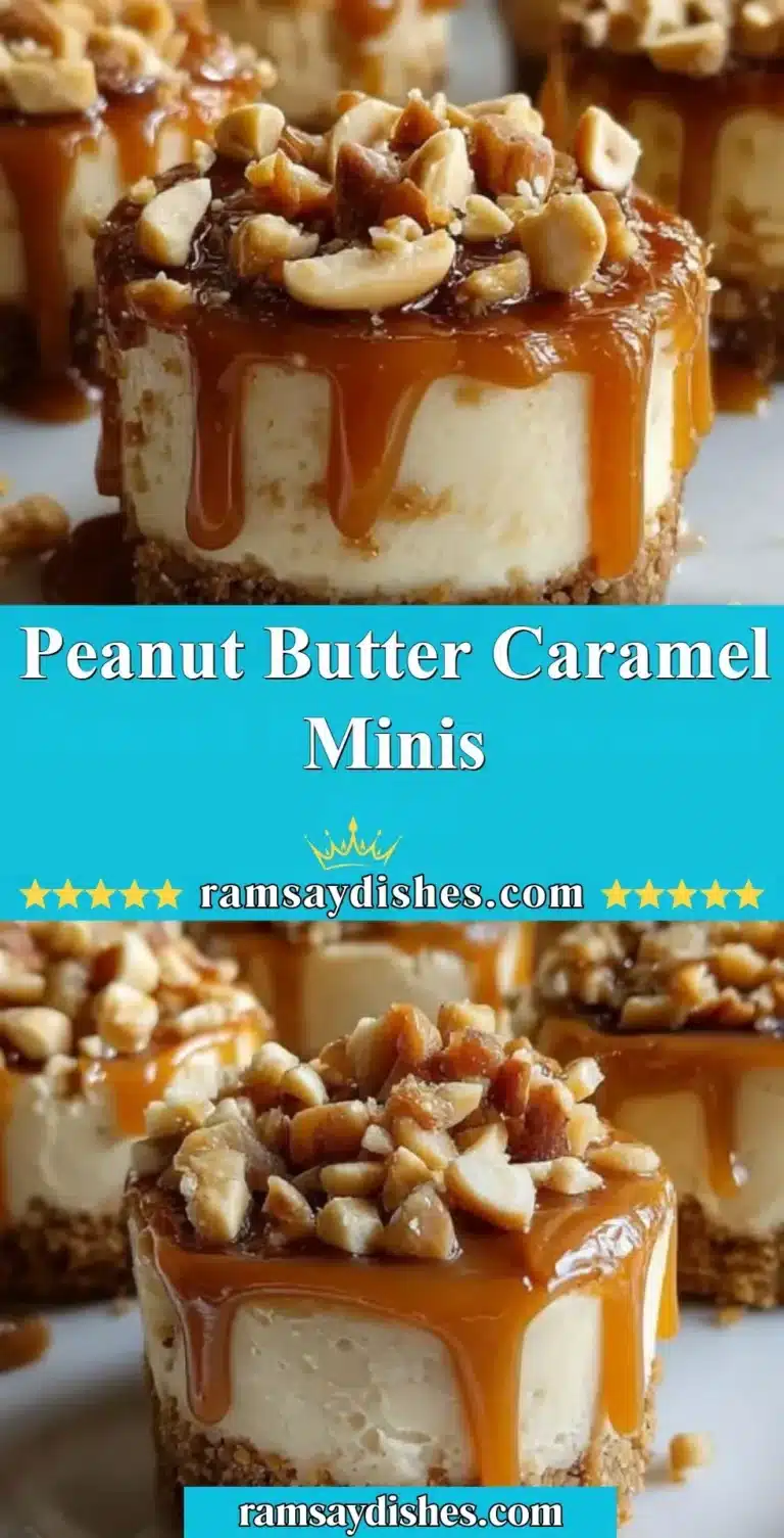 Delicious Peanut Butter Caramel Minis dessert