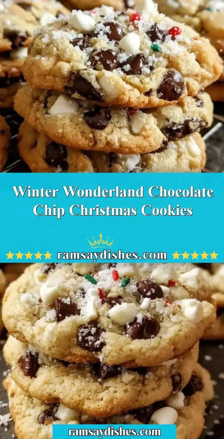 Winter Wonderland Chocolate Chip Christmas Cookies 5 Winter Wonderland chocolate chip Christmas cookies freshly baked on a plate