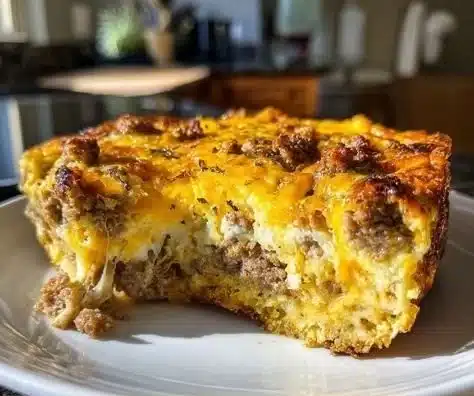 Breakfast Casserole 29 Delicious breakfast casserole loaded with eggs, cheese, and veggies for brunch.