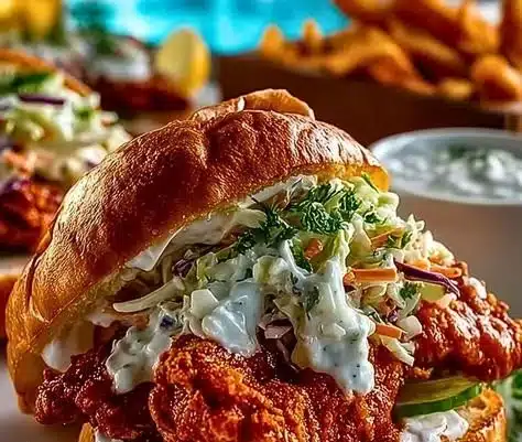 Buffalo Chicken Sandwiches 18 Buffalo Chicken Sandwich served with crispy lettuce and fresh ingredients