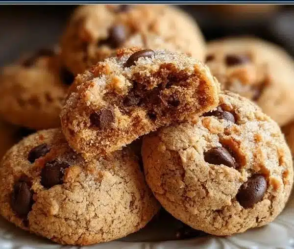 Delicious Coffee Butter Cookies on a plate with aromatic coffee