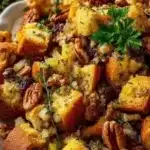 Herb-Infused Stuffing with Toasted Nuts 3 herb infused stuffing with toasted nuts 2026 01 28 012009 1