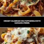 Pappardelle with Calabrian Chili Sauce and Sausage 3 pappardelle with calabrian chili sauce and sausage 2026 01 11 004605 1