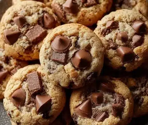 Secret Kisses Cookies 8 Batch of freshly baked Kisses Cookies with chocolate center.