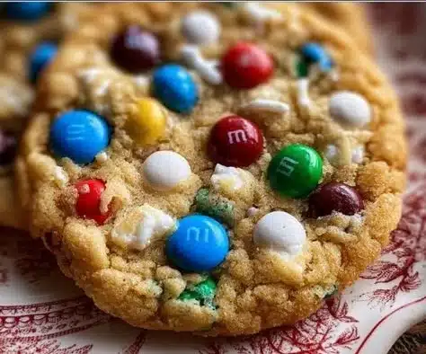 Delicious Sugar Cookie M&M treats ready for baking.