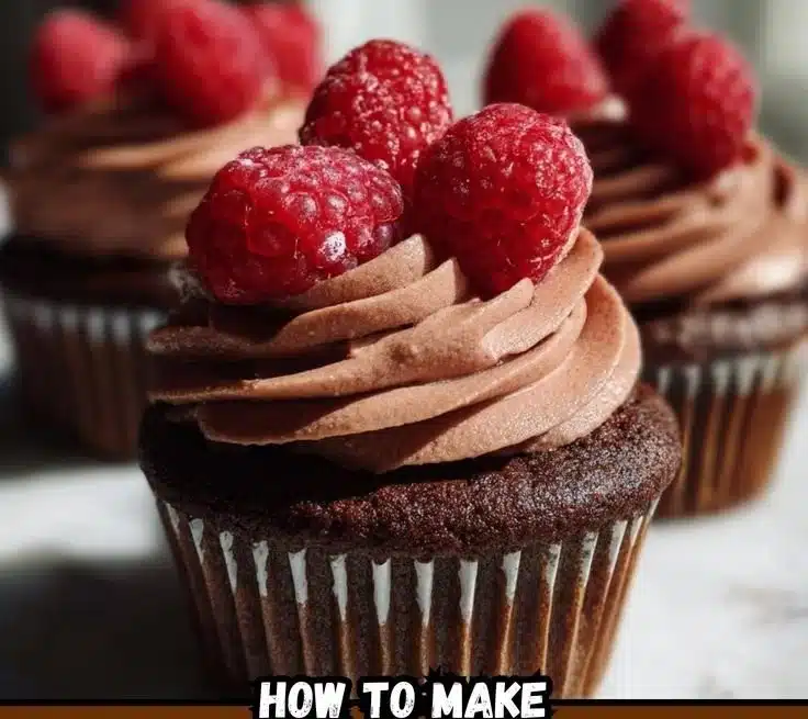 Beautiful gourmet Valentine's cupcakes decorated with hearts and flowers.