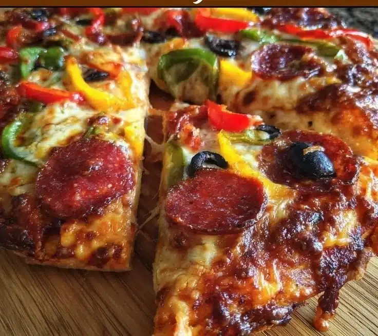 Heart-shaped pizza with toppings, perfect for romantic dinners.