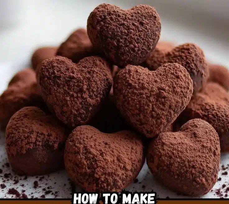 Various heart-shaped snacks for romantic occasions and parties