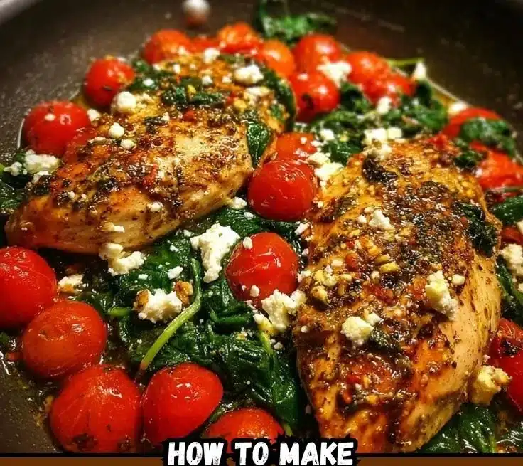 Delicious romantic chicken dish served elegantly on a dinner table