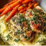 Garlic Herb Chicken with Creamy Mash & Roasted Carrots 3 garlic herb chicken with creamy mash roasted car 2026 03 31 030203 1