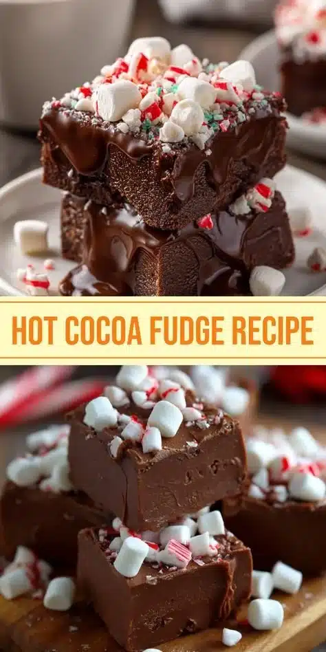 Delicious homemade hot cocoa fudge served in a elegant dish