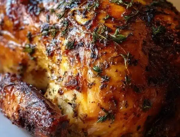 Roasted Butterball Turkey Breast, juicy and golden brown, ready for serving.
